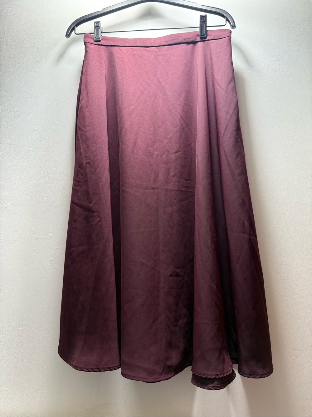 Uniqlo Plum A-Line Maxi Skirt